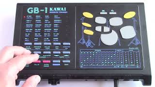 1990 Kawai GB-1 Session Trainer Digital PCM Drum Machine \u0026 Accompaniment Box