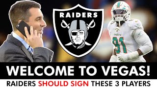 Raiders Free Agency Rumors: Las Vegas Should Sign These 3 NFL Free Agents After The 2024 NFL Draft