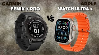 Apple Watch Ultra 2 vs Garmin Fenix 7 Pro