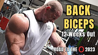 BACK & BICEPS Workout | Road to the Olympia 2023 - 12 Weeks Out