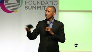 Pres. Obama speaks at closing session of his foundation's summit