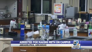 Arrested For Making Meth On Campus