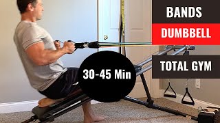 Upper Body Workout (30 Min) Dumbbells, Bands, Total Gym / Weider Ultimate Body Works