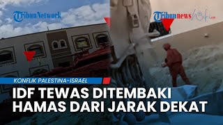 ZIONIS PANIK! Hamas Tembaki Tentara IDF Berkali-kali dari Jarak Nol, Pasang Bom di Tank Merkava