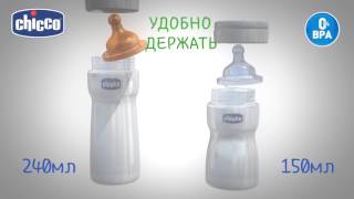 Бутылочки для кормления Well-Being от Chicco