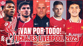 LIVERPOOL los Nuevos FICHAJES para Ganarlo TODO en esta Temporada 2025