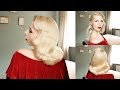 1940/1950s Page Boy Hairstyle l Dita von Teese Signature Hair l Retro hairbrush