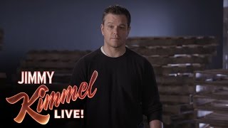 Matt Damon's Attack Ad Against Jimmy Kimmel