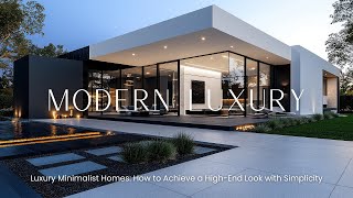 Modern Luxury Home Design: Stunning Ideas for a Sleek and Elegant Lifestyle