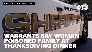 Warrants say woman poisoned family at Thanksgiving dinner, killing daughter: What we know