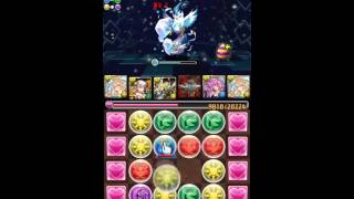 [パズドラ]　降臨チャレンジ！大海神（ワダツミ）超地獄級　覚醒無効　ノーコン　サクヤ×サクヤ