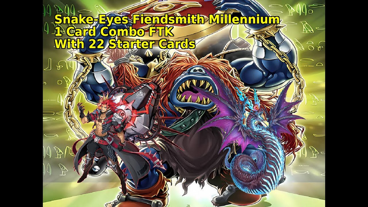 マスターデュエル Snake Eyes Fiendsmith Millennium 1 Card Combo Ftk 游戏王