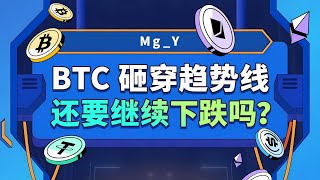 崩了？BTC砸穿各种阻力位。还要继续跌到哪儿？（建议1.5倍速观看） 比特币行情分析|  比特幣交易策略|ICT|订单流|BTC