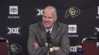 Colorado Men's Basketball Postgame Press Conference