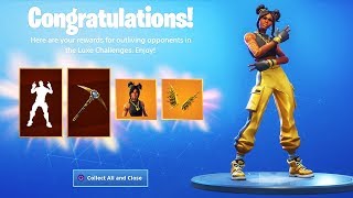 Max Luxe Skin Videos 9tube Tv - the new max luxe skin in fortnite gold wings back bling unlocked