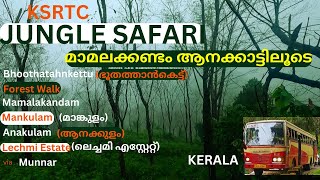 KSRTC JUNGLE SAFARI |Mamalakandam-Anakulam-Mankulam via Munnar |One day Trip |Kerala