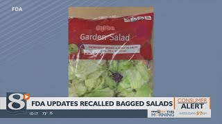 FDA expands bagged salad recall alert