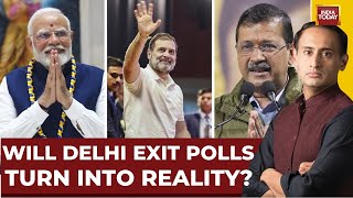 News Track With Rahul Kanwal: Will Delhi Exit Polls Turn Into Reality? | Delhi Election Exit Polls