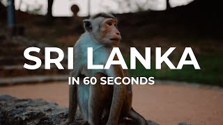 Sri Lanka in 60 seconds: TRAVEL VIDEO