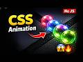 Amazing Bubble Animation using HTML & CSS | Pure CSS Animation Tutorial
