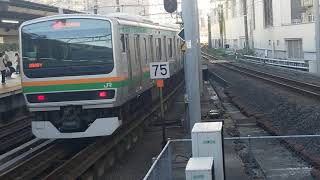 E231系1000番台宮ヤマU516編成+宮ヤマU37編成横浜駅発車\u0026E231系1000番台横コツS-31編成+E233系3000番台横コツE-03編成横浜駅高速進入