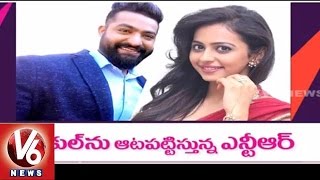 Jr. NTR Romance With Rakul Preet Singh || NTR - Sukumar Film || Tollywood Gossips || V6 News