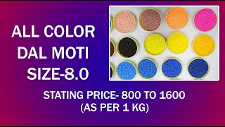 Dal moti Size 8.0 | Dal Moti Price | Dal moti traditional bead Size | buy dal Moti all color |