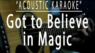 Got to believe in magic - David Pomeranz (Acoustic karaoke)