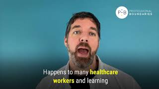 What happens when professional boundaries blur when you work in healthcare and the NHS?