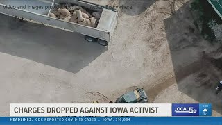 Charges dismissed against activist who recorded Iowa Select Farms workers killing hogs