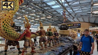 ⁴ᴷ Bangkok Airport (BKK) - Suvarnabhumi Departures Lounge, Luxury designer shopping