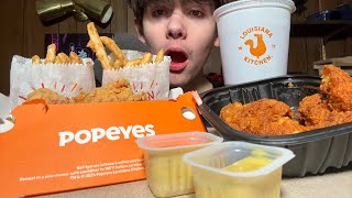 POPEYES MUKBANG🍗🍗🐔