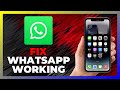 How To FIX WHATSAPP NOT WORKING AFTER UPDATE - 2026