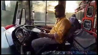 💫ANAND💫 RAMBO ❤️🖤 Driver cabin 🚎 #tamilnadu #teamanand #anand #enjoyment #erode #privatebus #bus