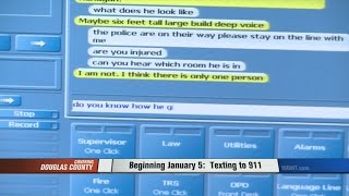 Beginning January 5th: Texting to 911 in Douglas County