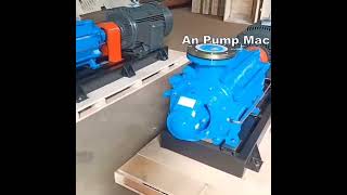 Multistage pump with electric motor. Max Q: 500m3/h.Max head: 590m .Water pump #Wear-proof pump