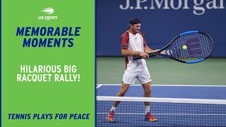 Tommy Paul Uses Big Racquet! | Tennis Plays for Peace | 2022 US Open