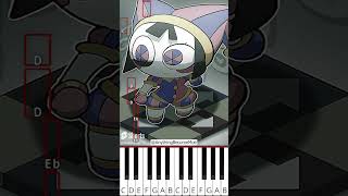 Pomni Pikuniku Dance(@AnythingBecomeMoe)The Amazing Digital Circus Animation - Octave Piano Tutorial