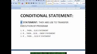 QBASIC Programming Tutorial - 11 - IF Statement