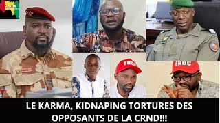 LE KARMA, KIDNAPING TORTURES DES OPPOSANTS DE LA CRND!!!