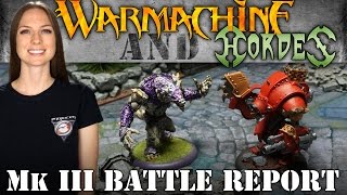 WarGamerGirl #26 Khador v Circle Warmachine 50pt Battle Report