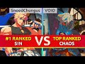 GGST ▰ SneedChungus (#1 Ranked Sin) vs VOID (TOP Ranked Happy Chaos). High Level Gameplay