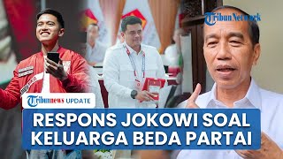 Respons Jokowi Tanggapi Isu Perbedaan Pilihan Partai Politik dalam Keluarganya: Demokrasi