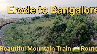 Erode to Bangalore INTERCITY Train Travel vlog 🚆