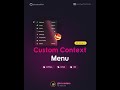 Custom Right Click Context Menu | HTML, CSS & JavaScript