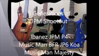 Ibanez vs Music Man - 3 Generations of JPM Shootout