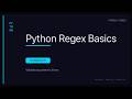 Python Regex Tutorial - Validate PAN, GSTIN, Mobile Numbers