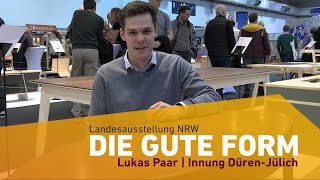 Gesellenstück von Lukas Paar – DIE GUTE FORM NRW