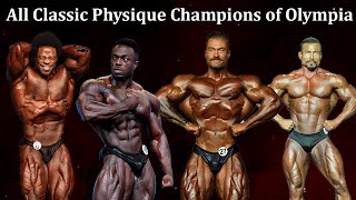 All Classic Physique Champions of Olympia