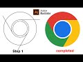 How to Design Google Chrome Logo in Adobe Illustrator Tutorial